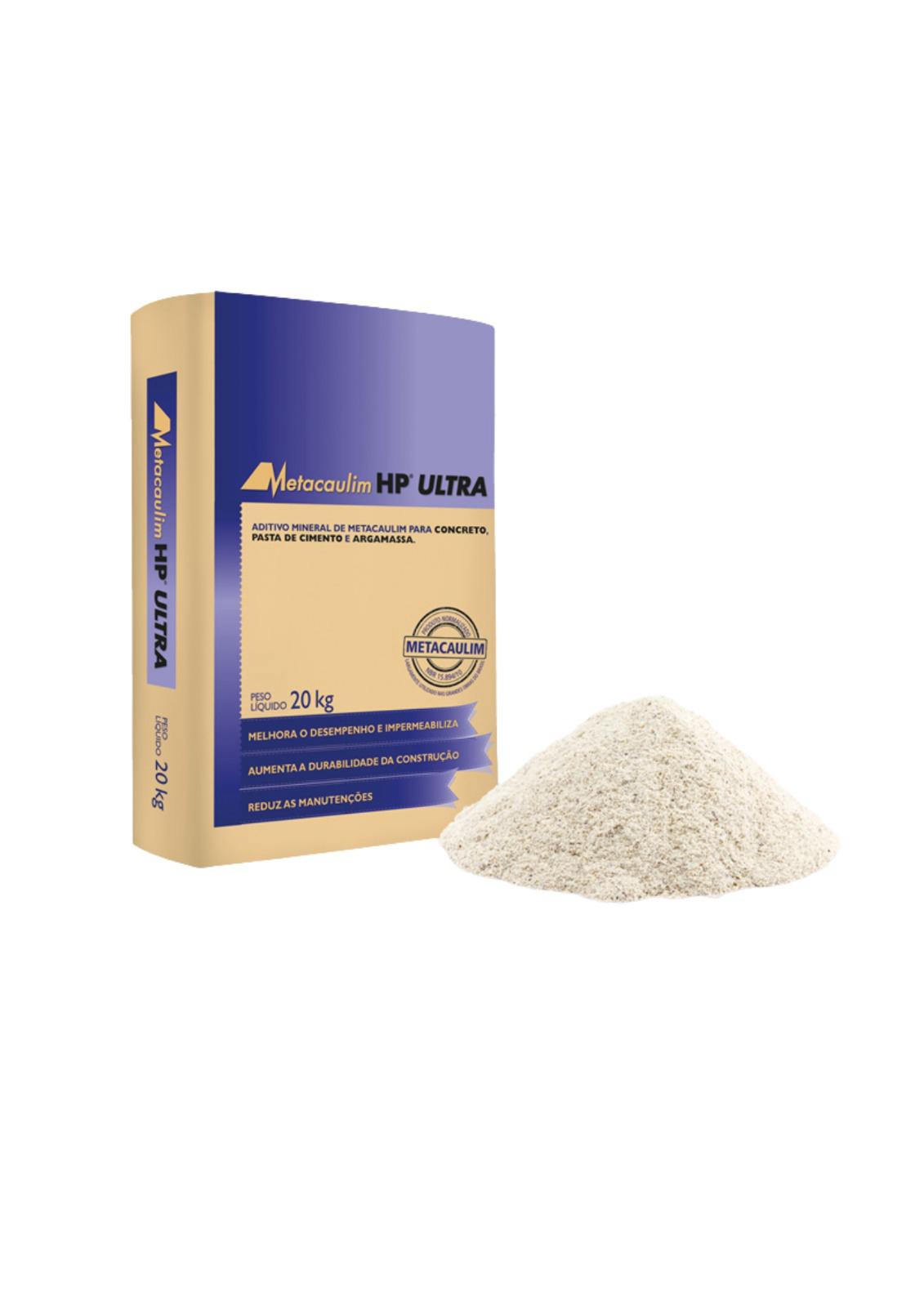 Metacaulim HP Ultra — Sacaria 20 kg