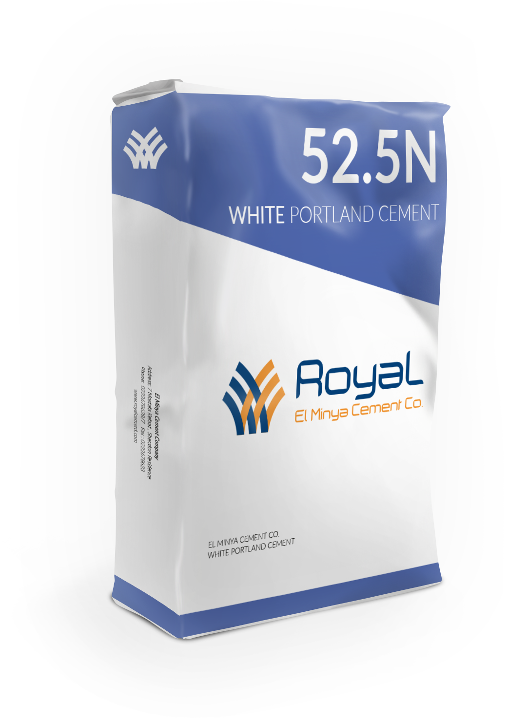 CIMENTO BRANCO ESTRUTURAL ROYAL CEM I 52,5 N - Sacaria 25KG